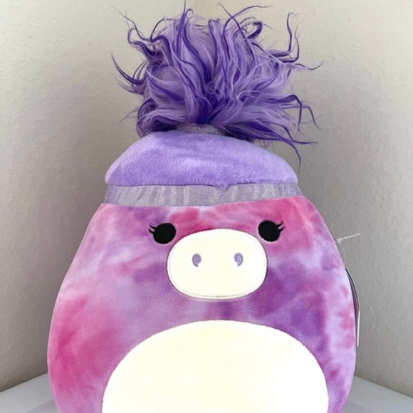 Willow Pegasus Squishmallow 12 inch New with Tag Kelly Toy Pillow Pink Purple - Picture 5 of 8